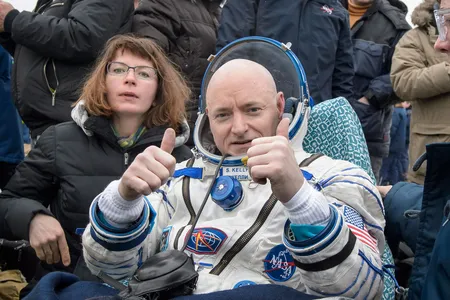 Scott Kelly upon his return to Earth.