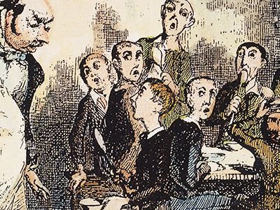 Author Charles Dickens is best known for his memorable cast of characters, including Ebenezer Scrooge, David Copperfield and Oliver Twist, shown here.