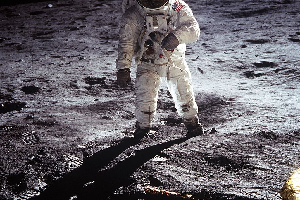 Buzz Aldrin on the Moon