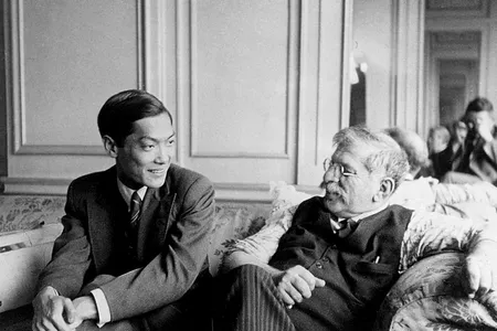 Li Shiu Tong and Magnus Hirschfeld at the 1932 conference for the World League for Sexual Reform