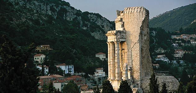 Monument for the emperor Augustus