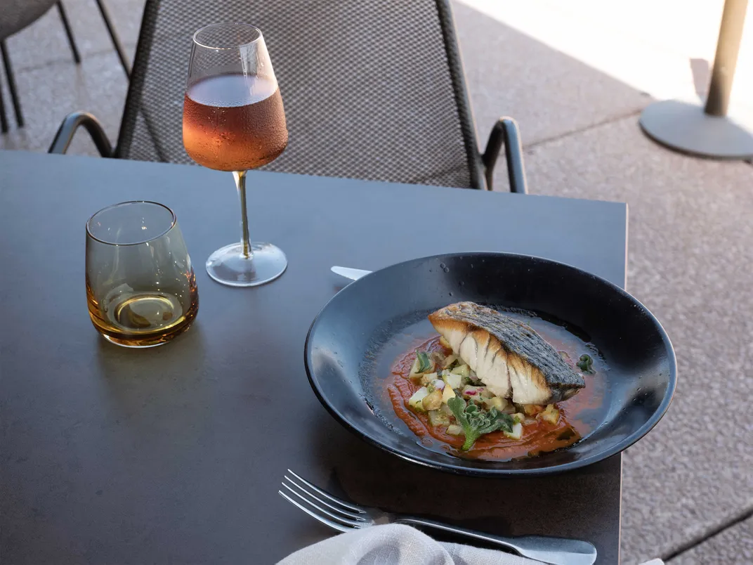 crispy-skin barramundi