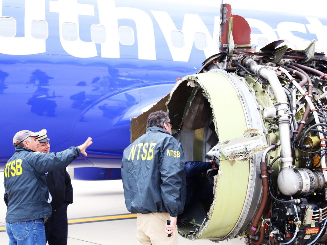 engine Southwest 1380 crash