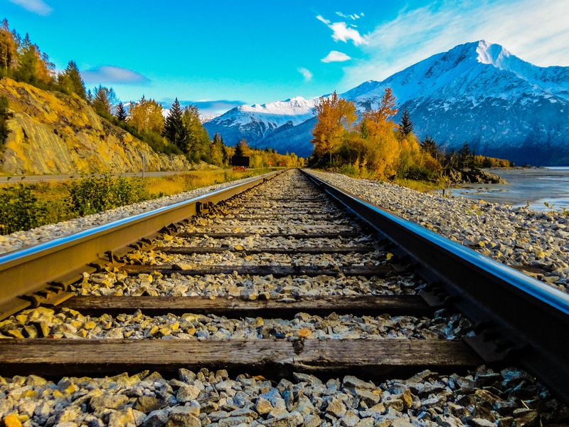Train Track to Mountains Smithsonian Photo Contest Smithsonian Magazine