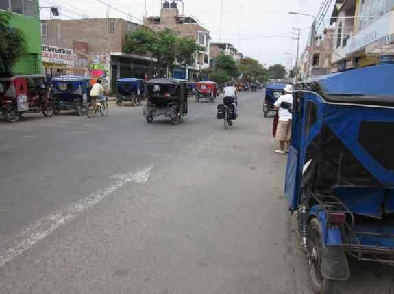 Strange three-wheeled vehicles