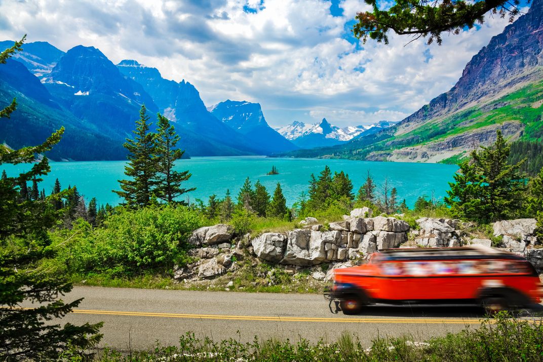 St. Mary Lake and Windjammer drive, Glacier National Park