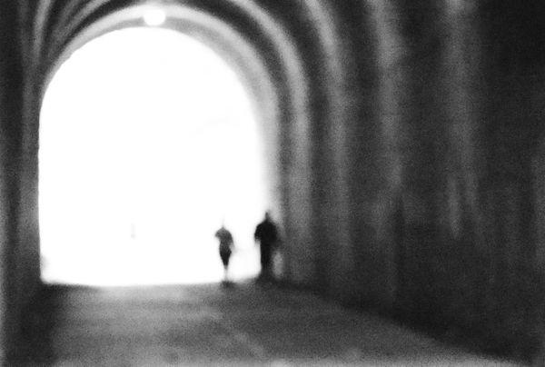Couple disappearing in the tunnel thumbnail