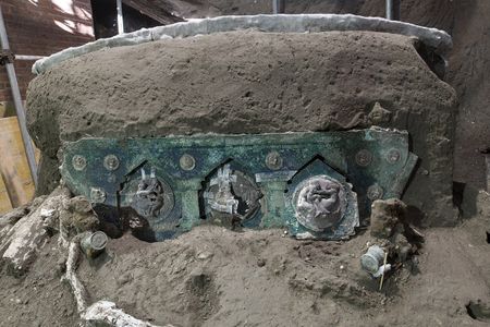 The team speculates that ancient Romans used the vehicle for festivals, parades, weddings and other ceremonial events.
