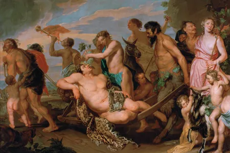 Michaelina Wautier, "The Triumph of Bacchus," ca. 1643-59