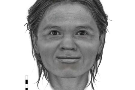 Reconstruction of the Tham Lod woman who lived 13,600 years ago