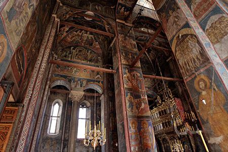 14th-century Visoki Decani Monastery in Kosovo and Metohija, Serbia.