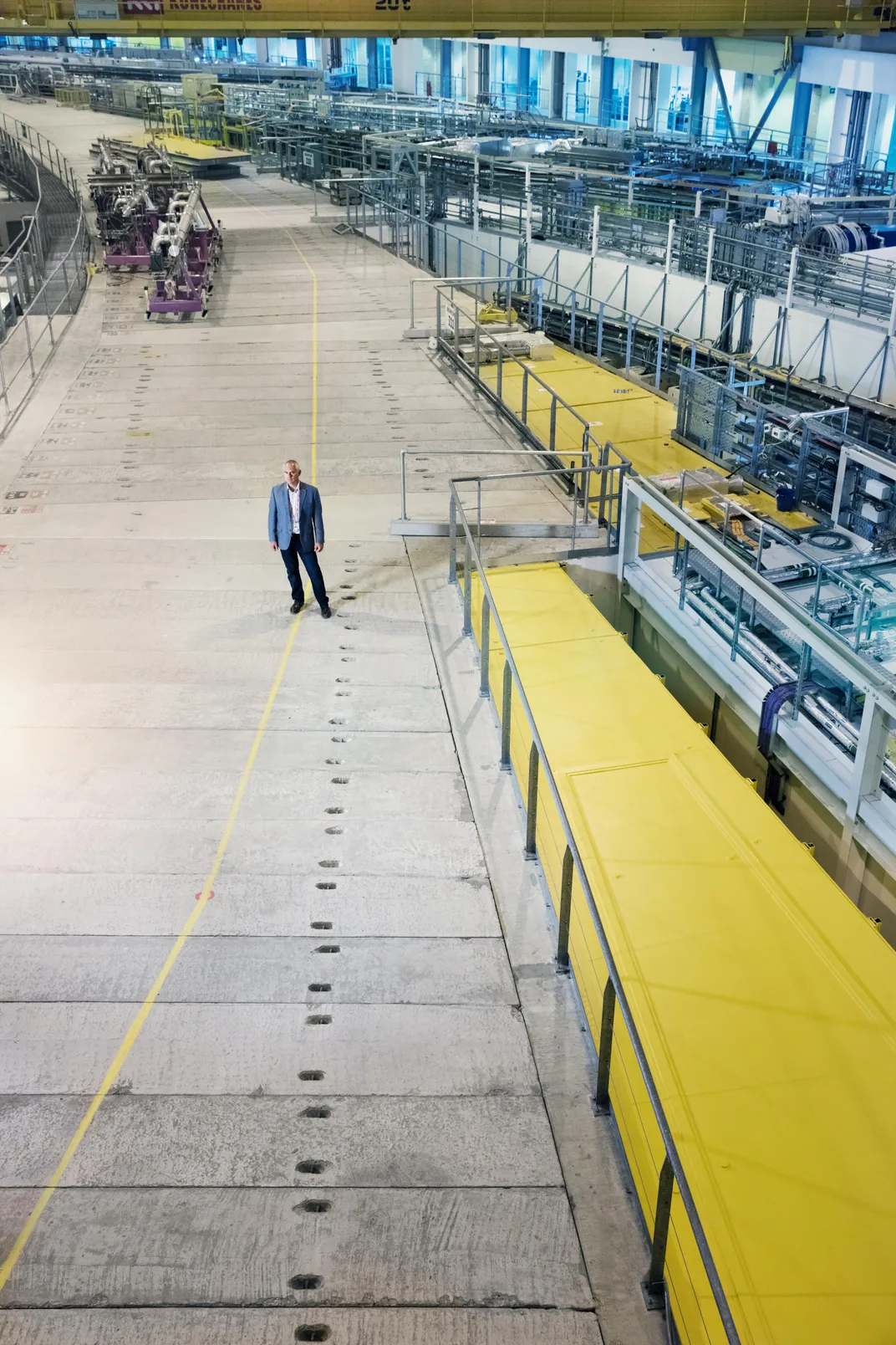 Brent Seales at the particle accelerator