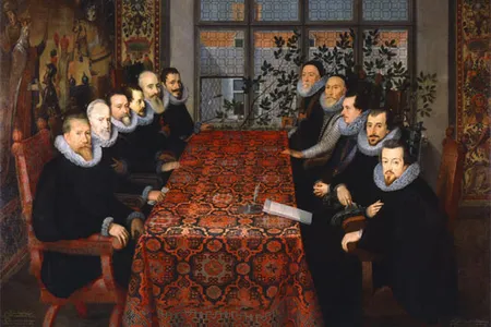 The Somerset House Conference, by an unknown artist
