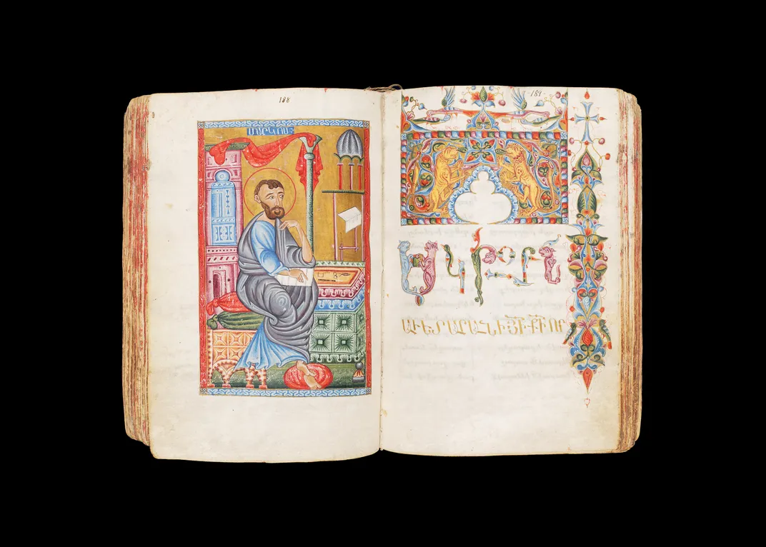 A 1600s Armenian Gospel