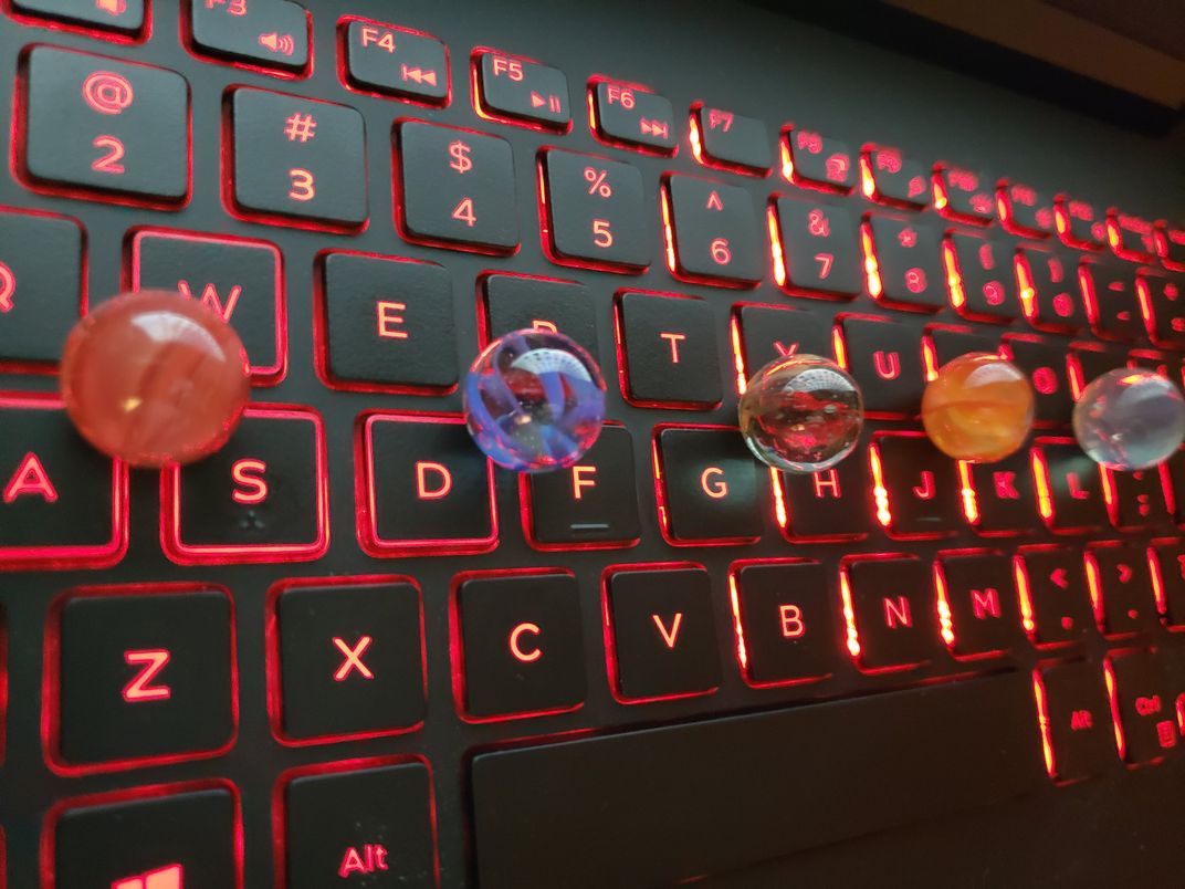 Marbles on Keyboard | Smithsonian Photo Contest | Smithsonian Magazine