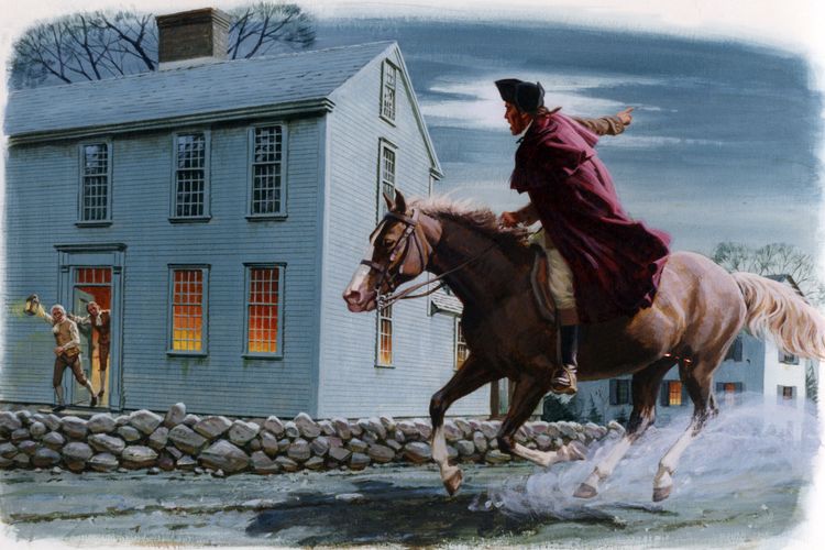 In Henry Wadsworth Longfellow&#39;s 1861 poem &quot;Paul Revere&#39;s Ride,&quot; the 40-year-old silversmith was a lone hero who &quot;spread the alarm / through every Middlesex village and farm.&quot;