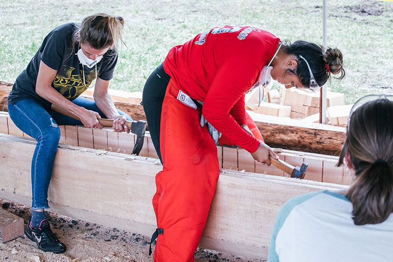 Smithsonian Merrie Monarch Womens Canoe Carving Program