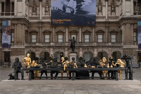 The First Supper (Galaxy Black), Tavares Strachan, 2023