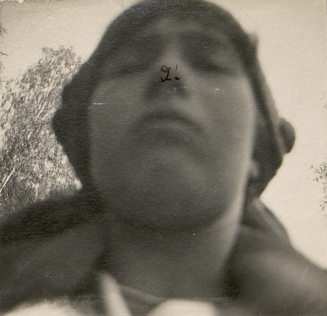 A selfie taken by Anastasia in 1915