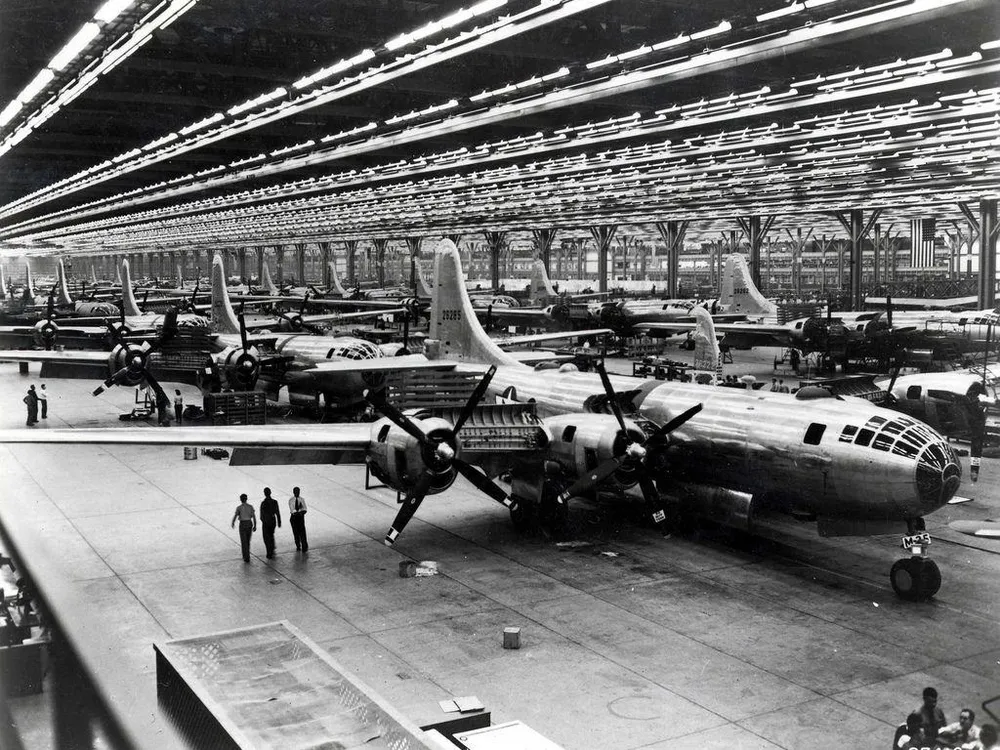 Boeing-Wichita B-29 Assembly Line