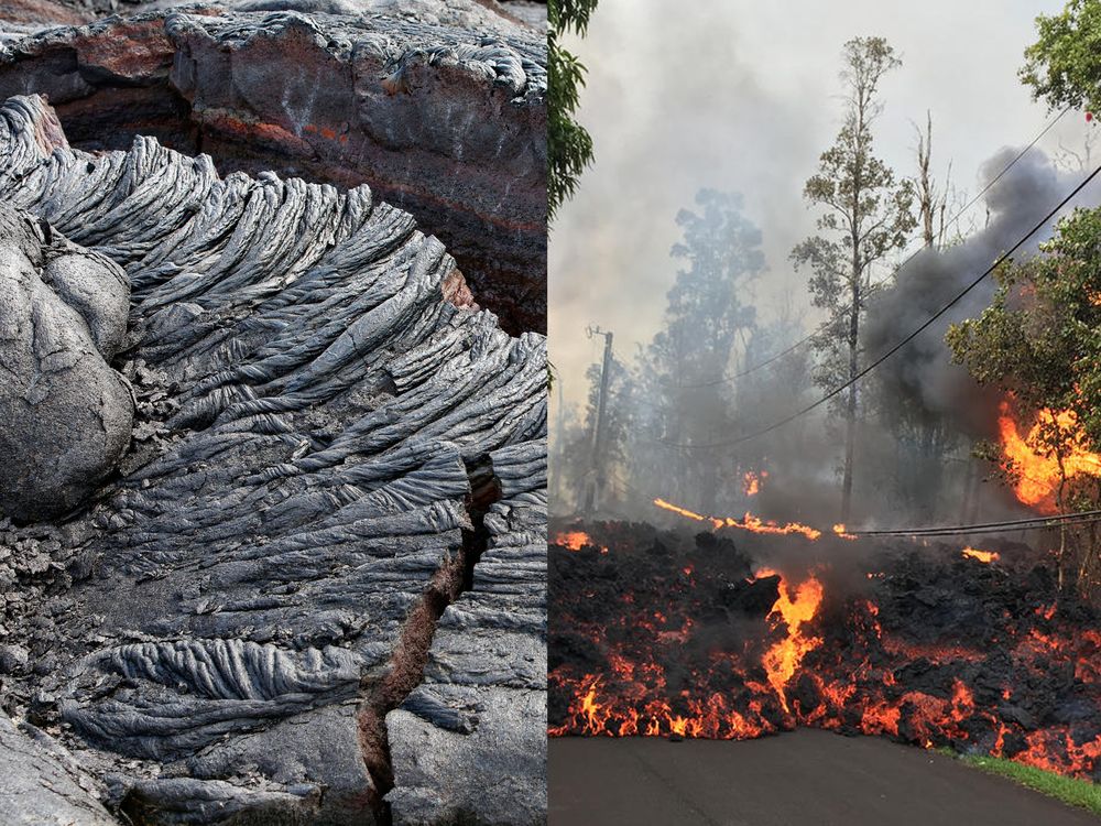 aa vs pahoehoe