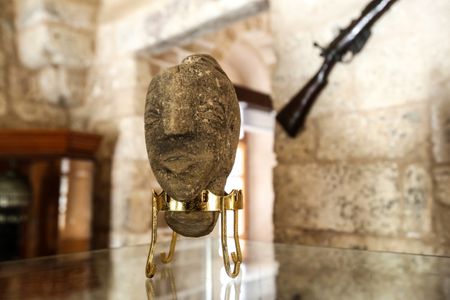 The newly-discovered limestone statuette is over 4,500 years old.