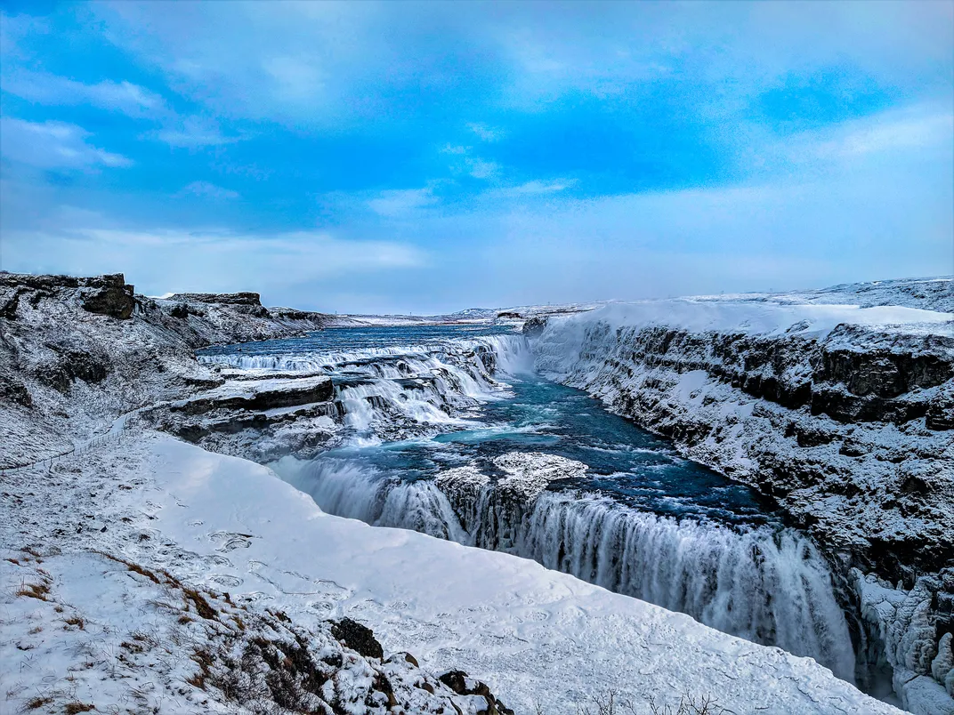 Gullfoss in winter