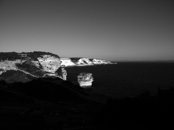 Cliffs of Bonifaccio on a late afternoon thumbnail