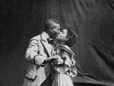 The 1898 silent film&nbsp;Something Good‑Negro Kiss&nbsp;is often described as the earliest known on-screen depiction of Black intimacy.&nbsp;