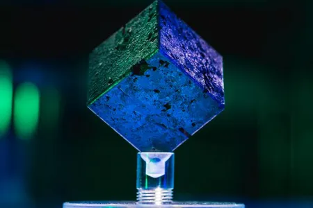 One of 664 uranium cubes used in a nuclear reactor during World War II. Researchers are trying to confirm whether a similar cube housed in the Pacific Northwest National Laboratory's collections was also part of the Nazis' failed nuclear program.