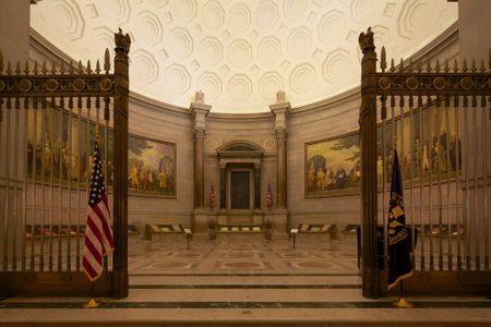 Today, America's founding documents reside in the Rotunda for the Charters of Freedom in the National Archives.