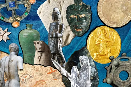 Fascinating finds unveiled in 2024 ranged from a jade Maya funerary mask to a Roman dodecahedron.