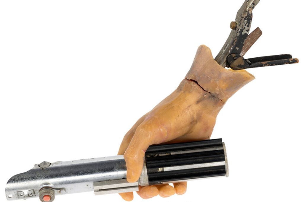Horizontal Hand and Lightsaber