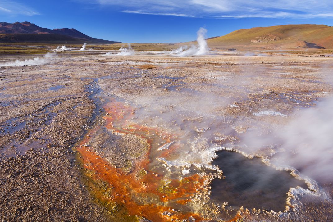 Geysers at Atacama Desert