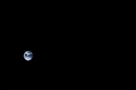 Earth and Moon seen by passing Juno spacecraft 