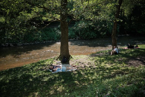 Idyllic spring in Vilnius, Lithuania thumbnail