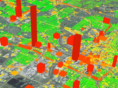 The Hestia Project provides comprehensive visualizations of a city’s greenhouse gas emissions.