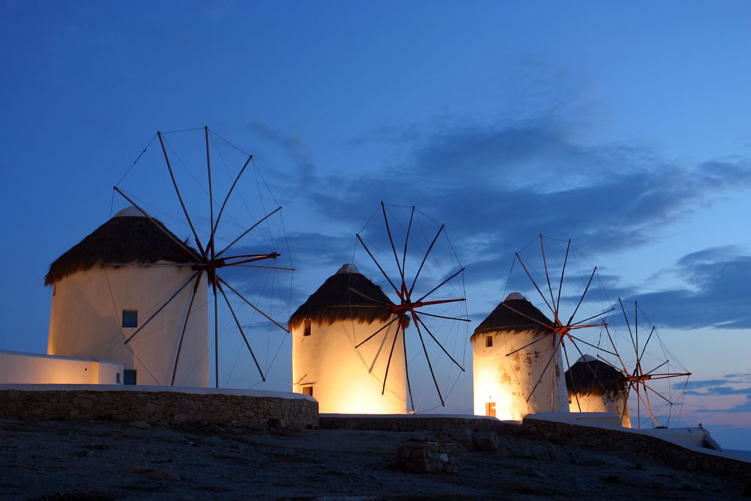 Windmills at Mykonos