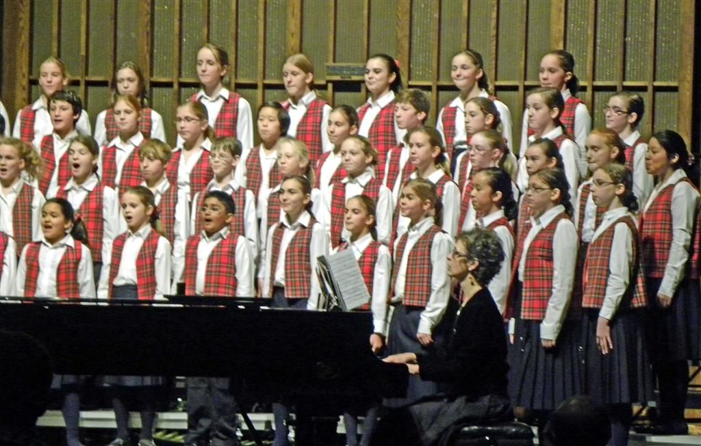 Ottawa Childrens Choir Sings During A Concert 