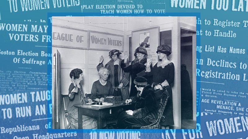 What the First Women Voters Experienced When Registering for the