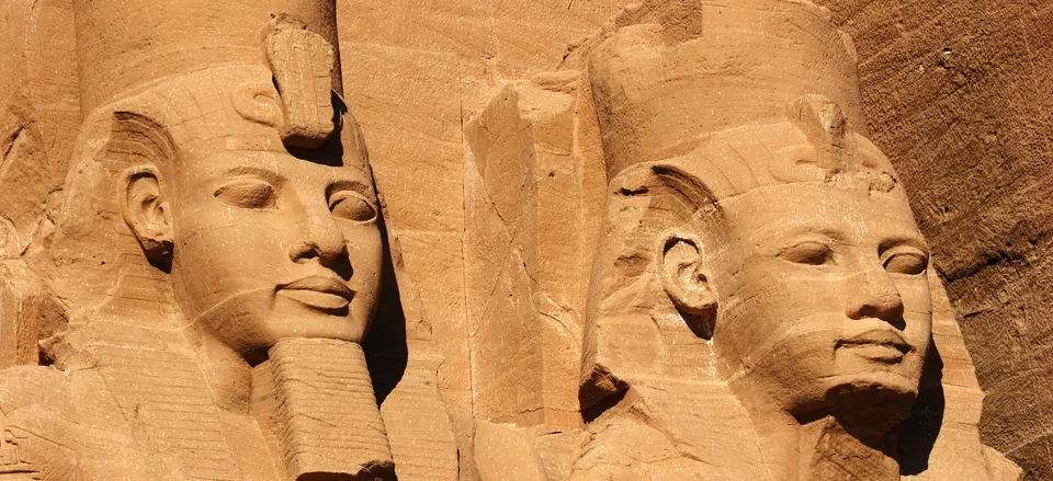  Detail of sculpture at Abu Simbel 