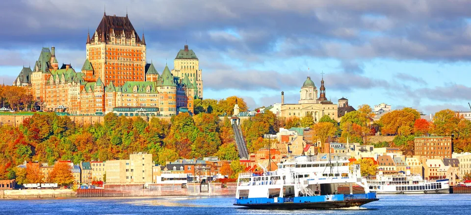  Quebec City with Chateau Hotel Frontenac 