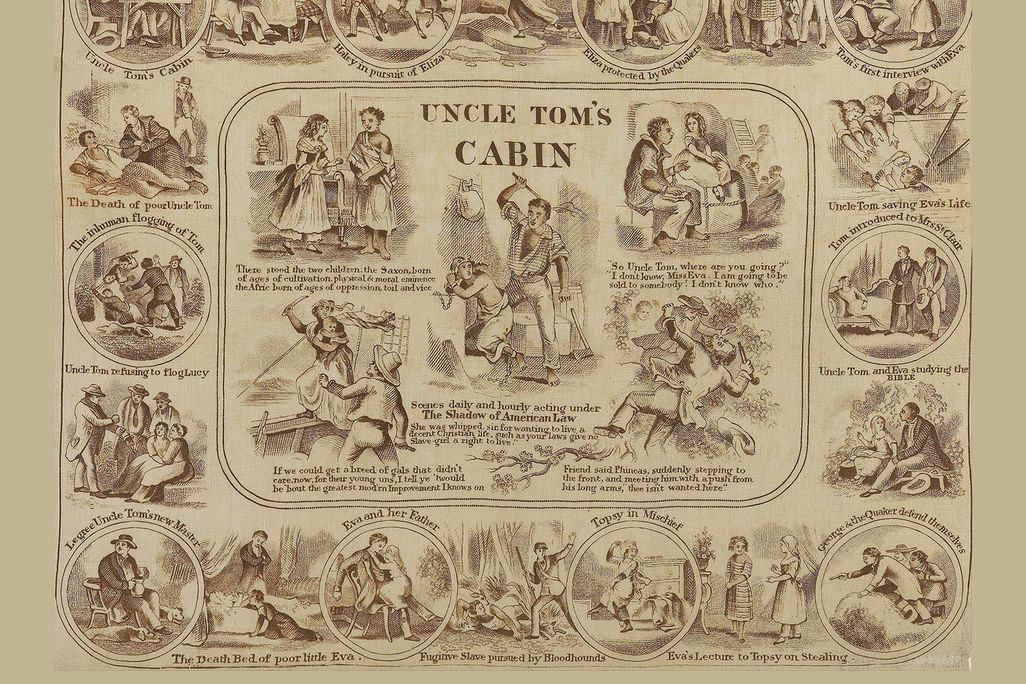 Illustrations of scenes from Uncle Tom's Cabin