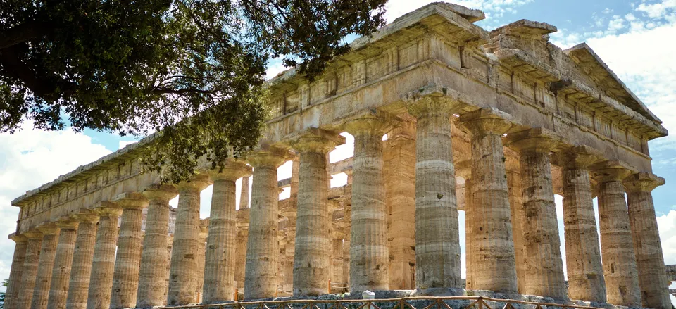  The Archaeological Park of Paestum, a World Heritage site.  Credit: Illenia Franco