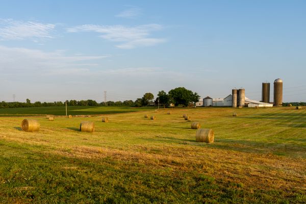 Ohio farm hay field harvest thumbnail