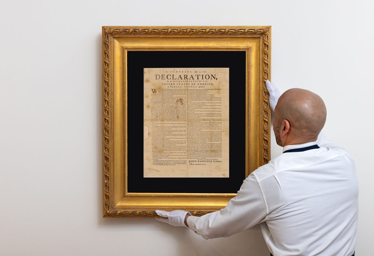 This Rare Printing of the Declaration of Independence Could Sell for $4  Million