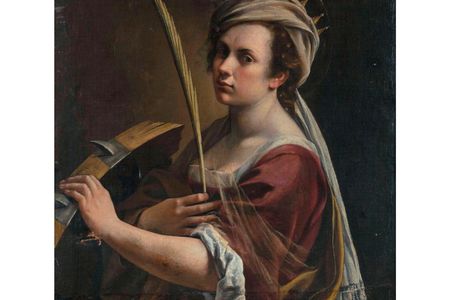 Self-Portrait as St. Catherine of Alexandria, Artemisia Gentileschi, circa 1615-1617