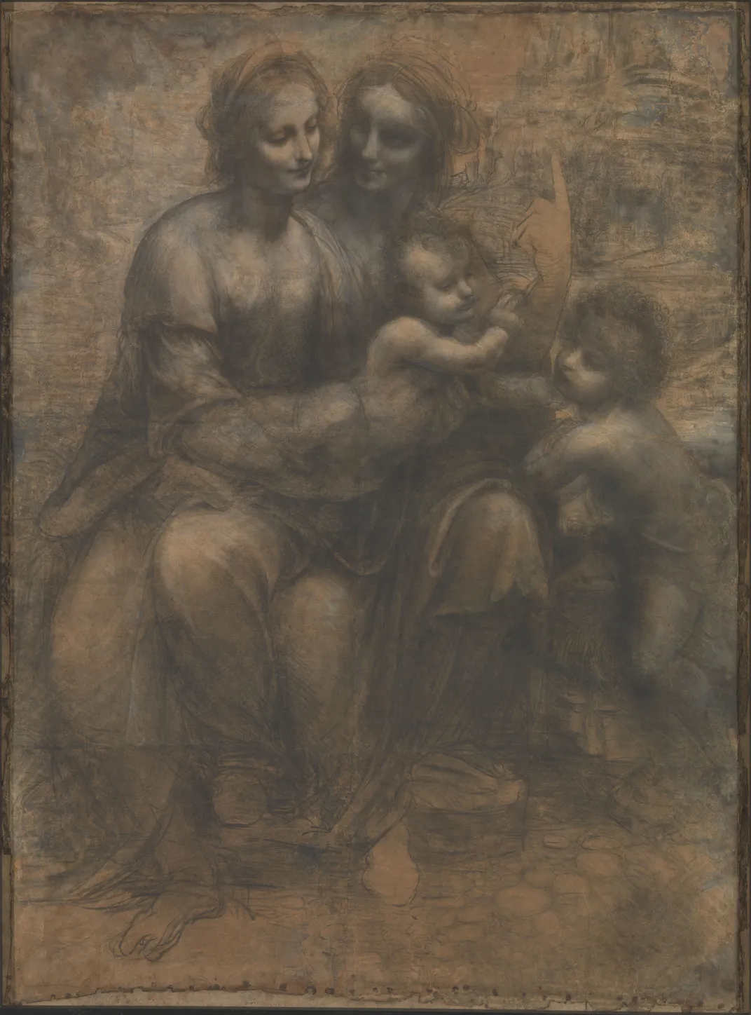 The Virgin and Child with St Anne and the Infant St John the Baptist (‘The Burlington House Cartoon’)