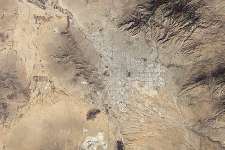 An oasis in the desert. Tucson, Arizona, as seen from space. October 28, 2011.