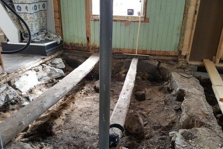 Experts are now conducting a full excavation of the property.